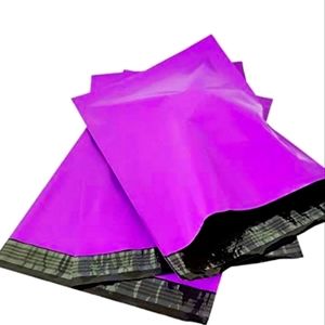 10 - 10 x 13 purple poly mailers
